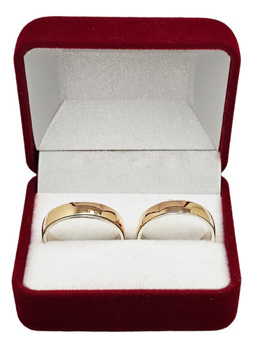 Joyas Center Rose Gold and Silver Rings - 5 Millimeters M5D5R 2