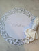 Set of 12 Paper Charger Plates + Napkin Ring 11