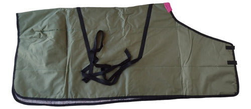 Waterproof Vinyl Horse Blanket and 1.30m Fleece Liner 15