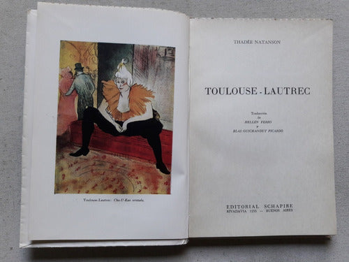 Thadee Natanson - Toulouse Lautrec - Ed. Schapire 1