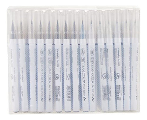 Zig Kuretake Clean Color Real Brush Marker Set 90/Pkg 1