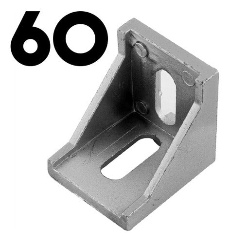 Escuadra Perfil Aluminio 6060 Impresora 3d Core Bosch Angulo 0