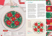 Christmas Embroidery Magazine + Fabric + Embroidery Hoop Full Size Kit 5