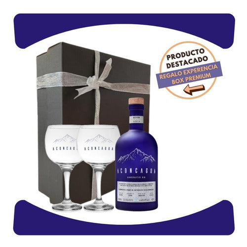 Gin Aconcagua London Dry 750 ml Gift Box + 2 Copas 0