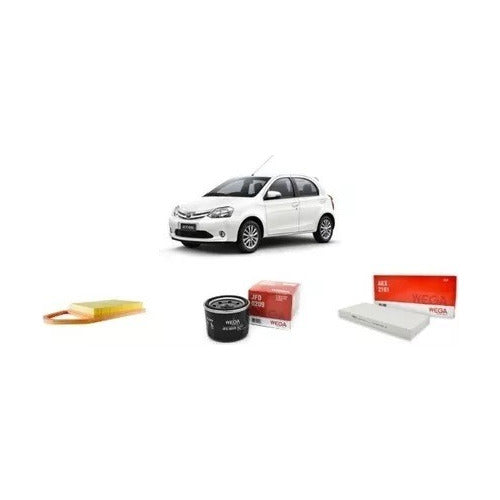 Kit De Filtros Wega Toyota Etios 1.5 16v 2012/2015 0