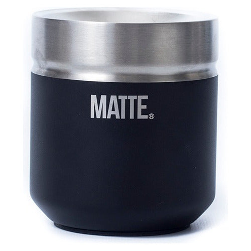 Matte Set Mate DS Pro Stainless Steel + Large Straw + Yerbag + Matera 1