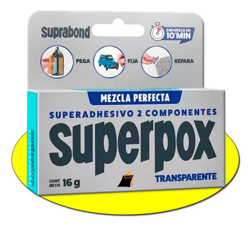 Pegamento Adhesivo 2 Componentes Suprabond 16g Superpox 0