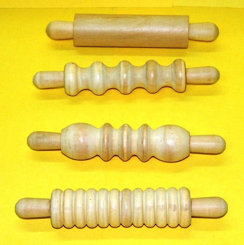 Ñxpqke Set of 4 Fun-Shaped Rolling Pins 2