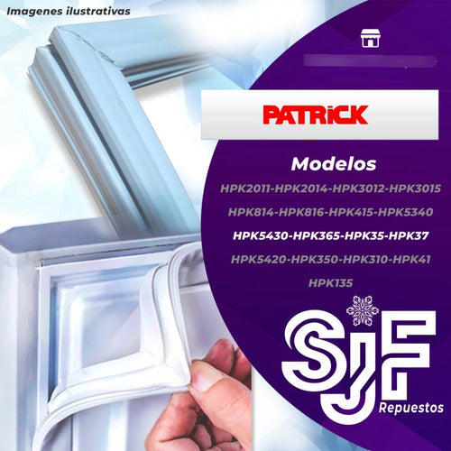 Patrick Refrigerator Door Seal 52 cm x 45 cm 4