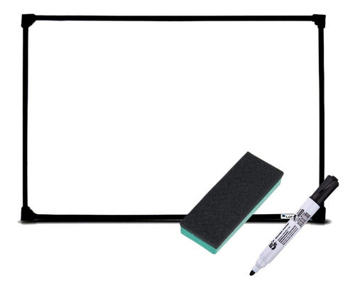 Aries Eco Whiteboard 30x40 Cm + Marker + Eraser Black Frame 0