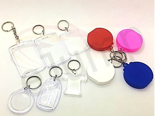 500 Custom Acrylic Keychains 4.3x3.4 cm - Photo Souvenir 4