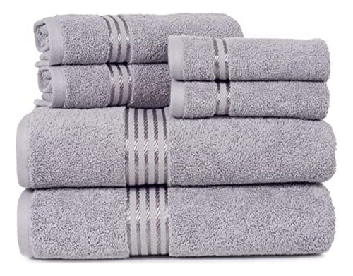 Lavish Home Hotel Towel Set of 6 Pieces 100% Cotton 0