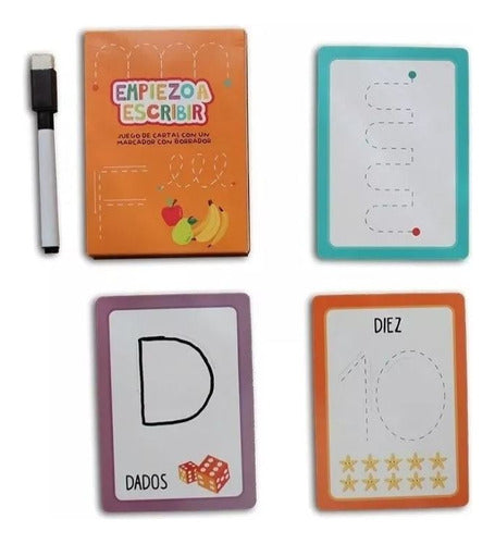 Juego Infantil Cartas Didácticas Empiezo A Escribir Imprenta 3