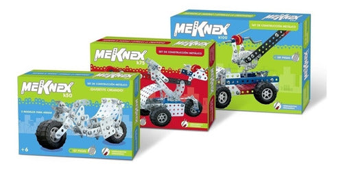 Meknex K50 Metal Construction Set - 127 Pieces, 3 Models 5