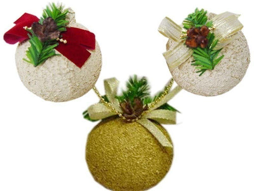 Navife Rustic Decorated Ornaments, Tree Decoration X1 0