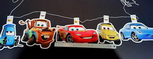 Hanging Cars Lightning McQueen Figures Banner 0