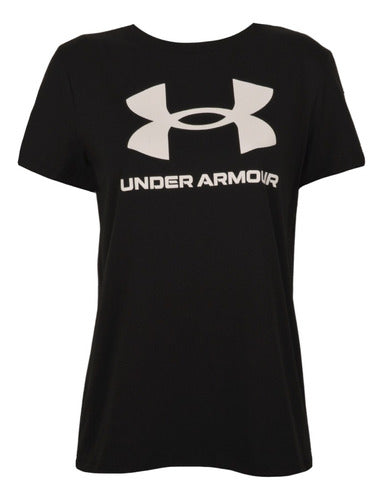 Under Armour Women's Short Sleeve T-Shirt 1382580-001 Black 0