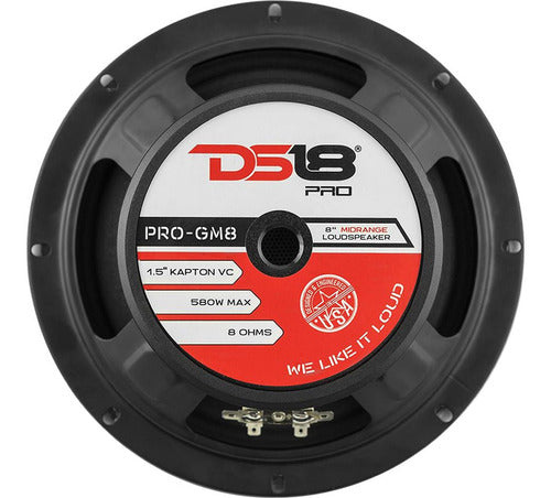 DS18 Pro GM 8 Inch Medium Woofer Speaker 190 RMS 2