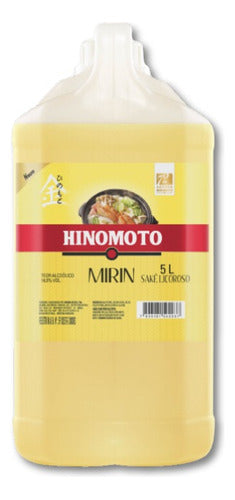 Sake Mirin Oriental Para Temperar Alimentos Hinomoto 5l 0