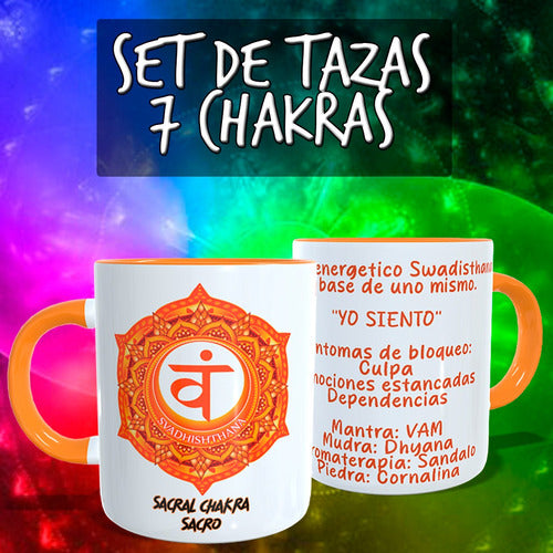 Set De Tazas Personalizadas Siete Chakras 2