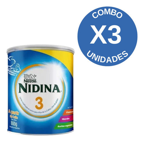 Nidina Combo X3 Nestle 800g 1