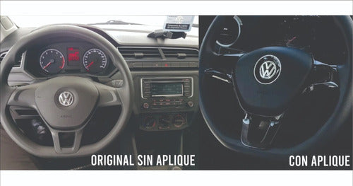 Mic.Importaciones Steering Wheel Trim Volkswagen Gol Trend Saveiro Amarok New Line Full 2