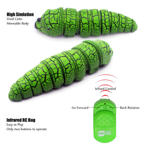 Tipmant RC Bug Control Realistic Inchworm Remote Control Toy 1