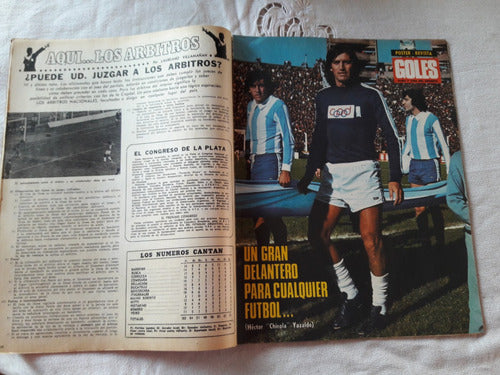 Goles Nº 1281 24/7/1973 Poster Horacio Saldaño - Viberto 1