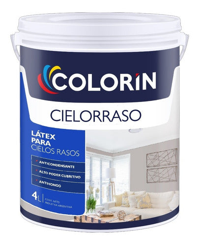 Latex Special Ceiling Paint 1 L - Colorin by Iacono 0