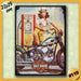 Harley Davidson Vintage Frame 21 X 29 Cm 1