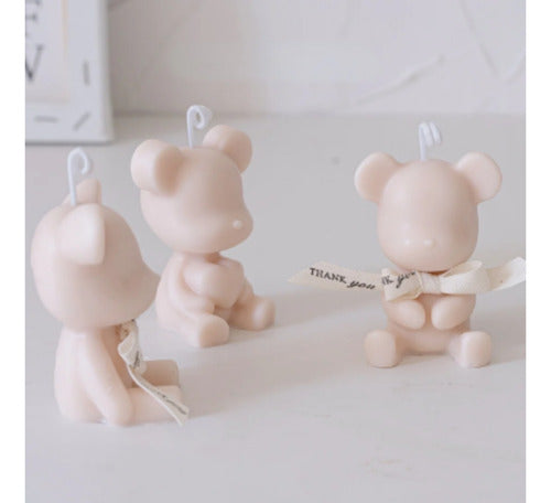 Silicone Bear 3D Mold with Love Heart - 001s10 2