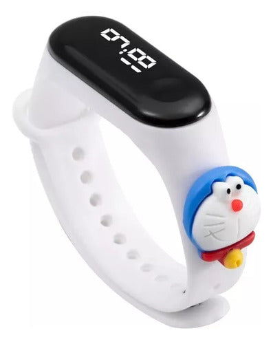 Reloj Digital Pulsera Infantil Led Silicona Banda Cute Malla 4