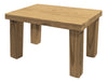 Rectangular Solid Pine Coffee Table 60x40 High Sturdy 14