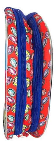 Cresko 3D Relief Yo Kai Watch Pencil Case - 2 Zippers 1