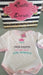 Sueño Dorado Personalized Baby Set - Birth, Bodysuit, Bib, Cap 3