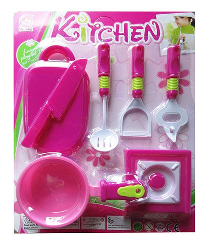Toyland Kitchen Table Ware 7-Piece Set Blister Pack 0