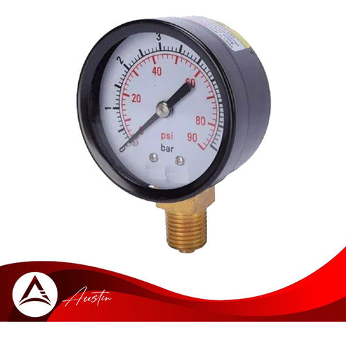 Leo Pressure Gauge 0-6 Bar Model PG-P 40 R (Without Glycerin) 1