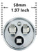 Bojack 35+5uf 35/5mfd ±6% 370v Cbb65 Condensador De Arranque 1