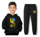 Tiendavirtual Cotton Jogging Hoodie and Pants Set with Video Game Logos 6