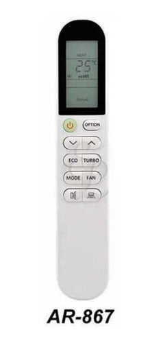 ECR Air Conditioner Remote Control Nex Hyundai Tcl Hitachi 1