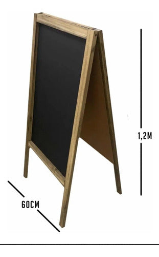 Camicot Double Chalkboard for Large Signage Includes Chalk 4