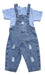 PETIT MONDE Unisex Denim Mom Overalls with Cotton Bodysuit for Baby 0