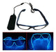 Generic Lentes Led Neon Fiestas Electronica Rave Bodas Azul L24 1