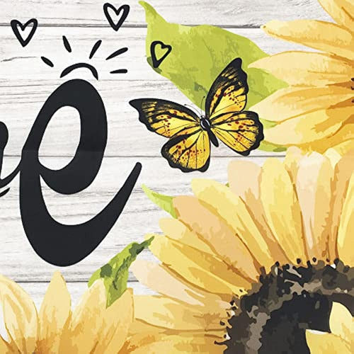 LB Sunflower Butterfly Wall Tapestry for Hanging 3