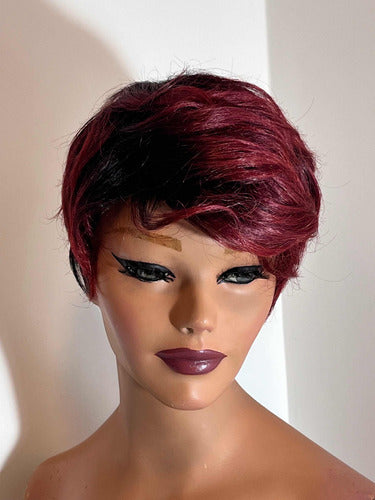 Excellent Quality Degrade Black and Reddish Wig 1