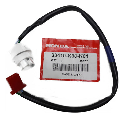 Porta Lampara Giro Derecho Orig Honda New Elite 125 Genamax 0