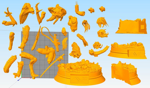 Alien vs Predator 3D Printing STL File Pack 1
