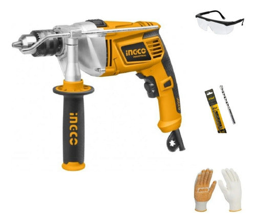 Ingco Hammer Drill 1100W with Reversing Function + Accessories 0