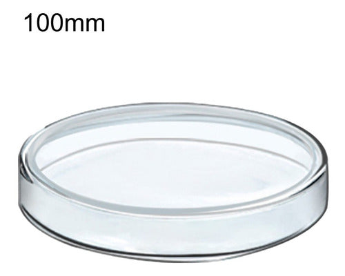 Caja Placa Cápsula Petri 100 Mm Vidrio Borosilicato 3.3 0