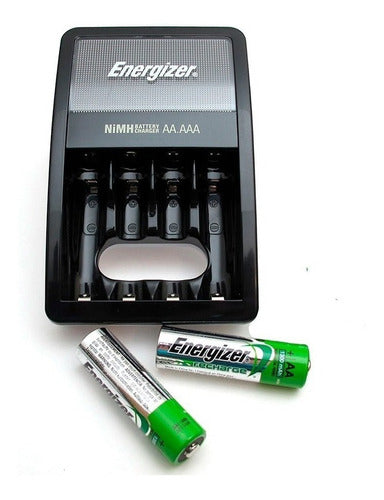 Combo 6 Pilas Aa Recargable Energizer + Cargador Energizer 5